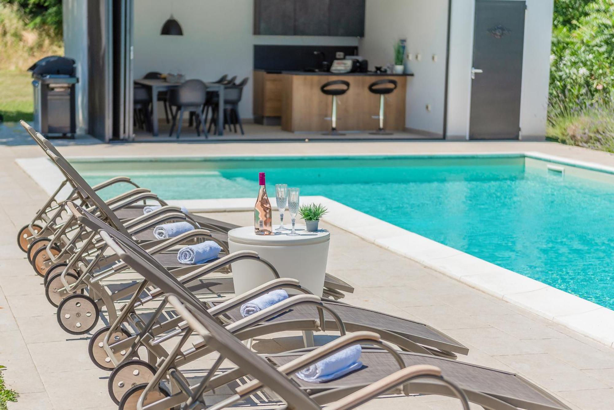 Villas Martincici with large pool Grožnjan Exterior foto