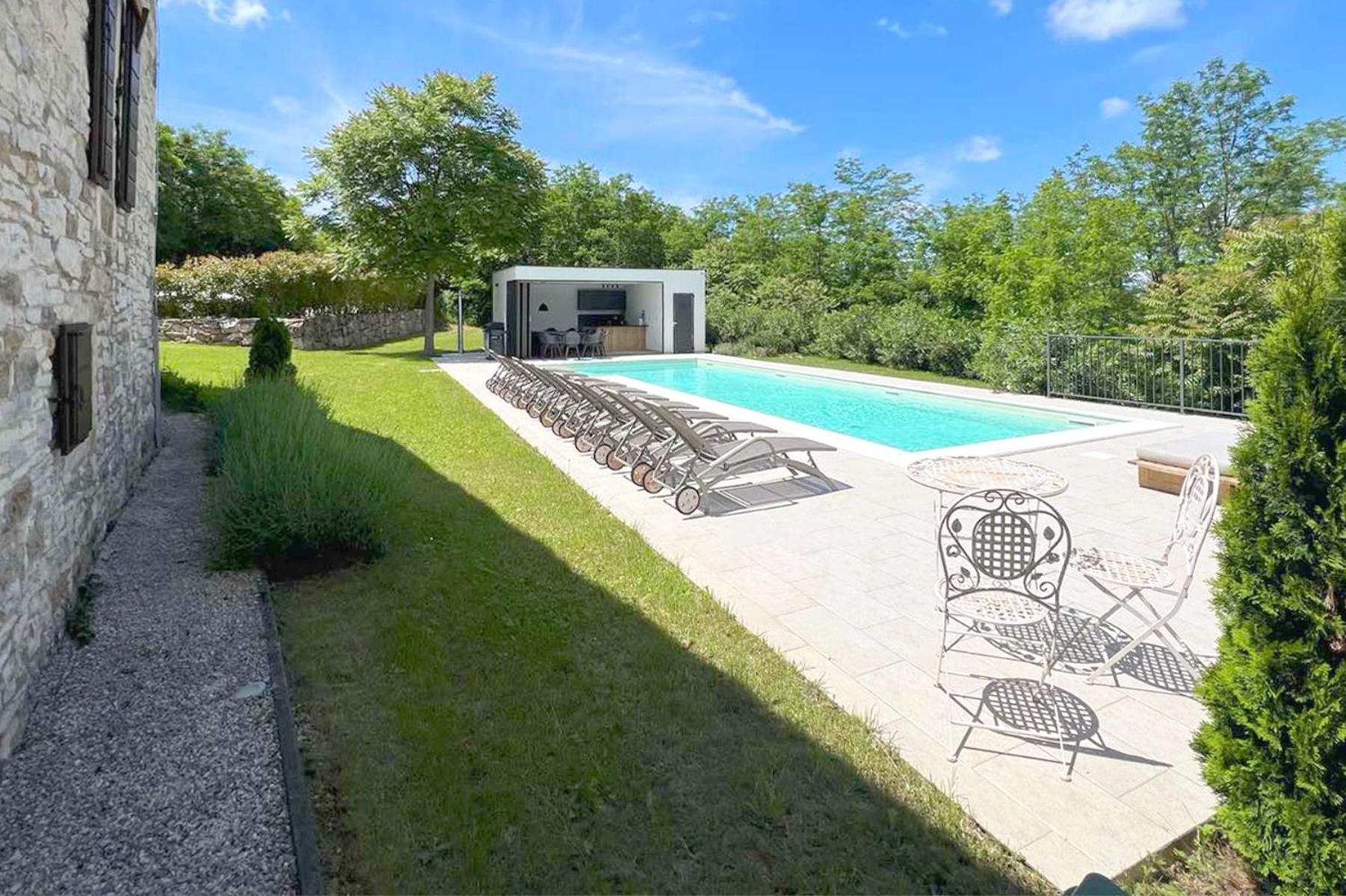 Villas Martincici with large pool Grožnjan Exterior foto